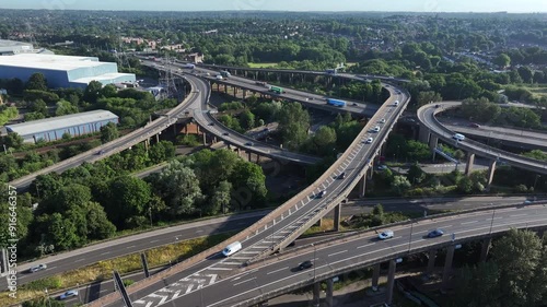 Spaghetti Junction Part of the M6 Motorway in Birmingham