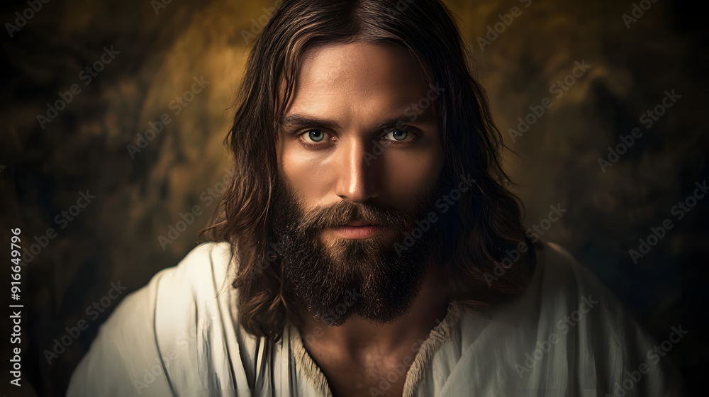 A man with a beard, Jesus Christ A man with a beard, Jesus Christ