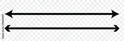 Double Arrow. Dual arrow icon vector set. Black Arrow icon. Esp 10.
