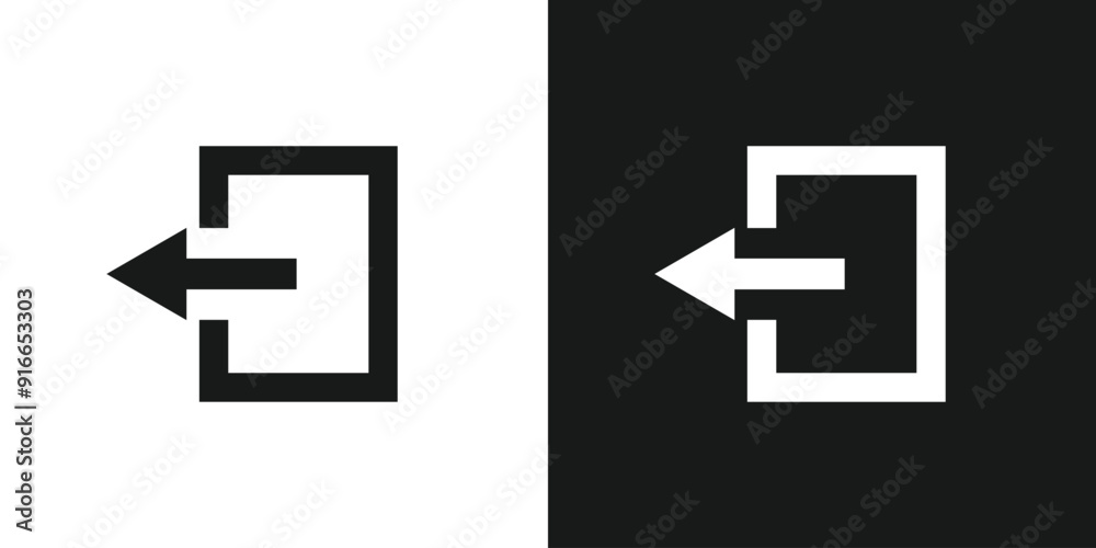Exit icon. Icon exit isolated background. Vector EPS 10 Exit icon. Icon exit isolated background. Vector EPS 10