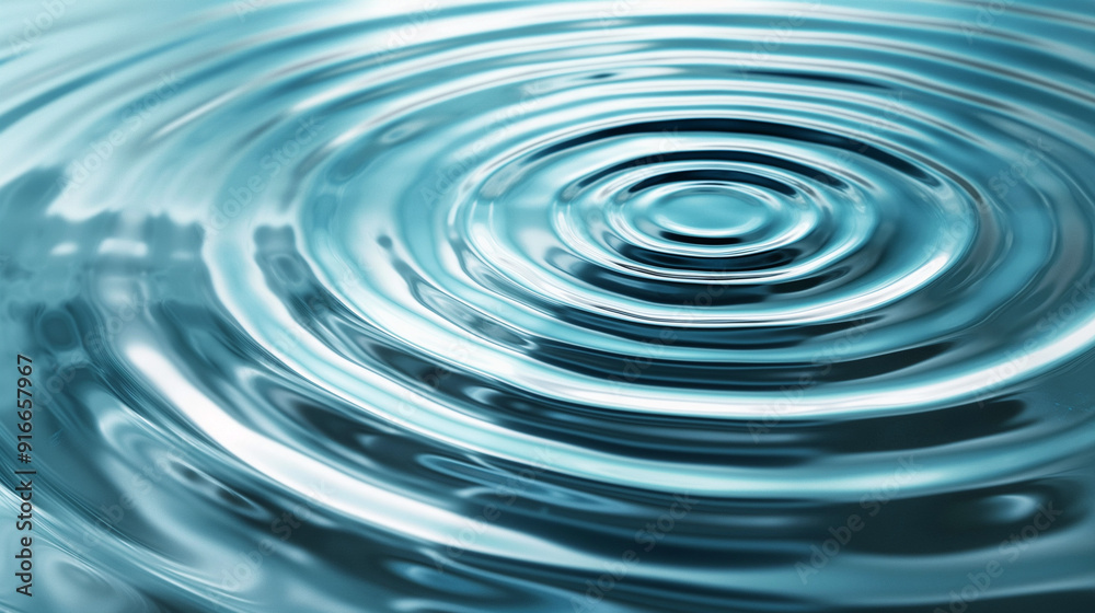 The effect of circular ripples on the water from a dropped drop of water The effect of circular ripples on the water from a dropped drop of water