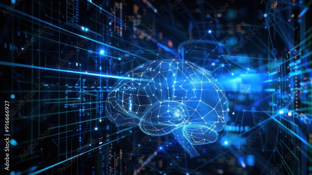 Artificial Intelligence Brain Data Network Artificial Intelligence Brain Data Network