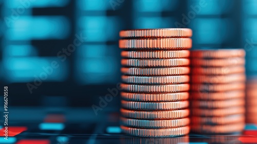Futuristic Tax Incentives Drives Economic Growth - Digital Solutions Concept with Copy Space, Ultra HD 8K Detail