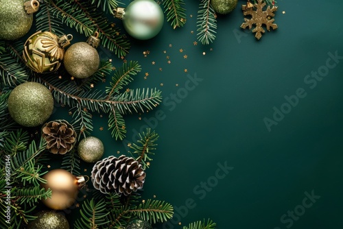 green christmas background
