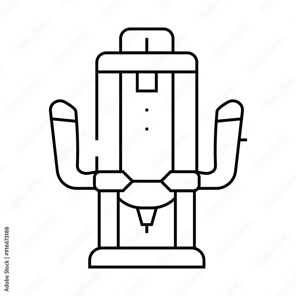 flazer tool line icon vector. flazer tool sign. isolated contour symbol black illustration flazer tool line icon vector. flazer tool sign. isolated contour symbol black illustration
