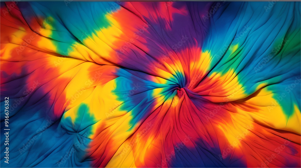 Tiedye fabric background Tiedye fabric background