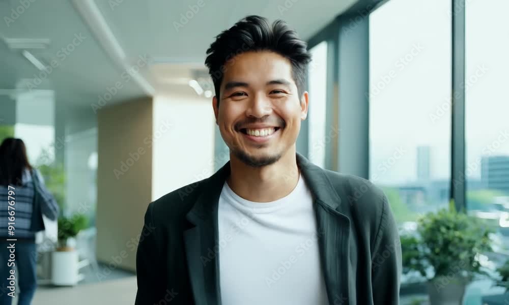 portrait of a smiling business person portrait of a smiling business person