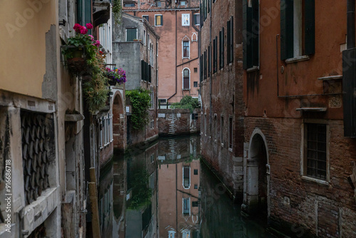 Beaufitul canal streets in Venice, Italy