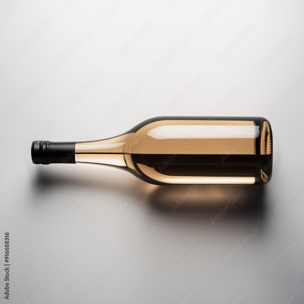 isolated image of a wine bottle