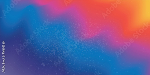 blue, yellow, red, green, ping, rainbow shaped gradient background dot vector illustration.