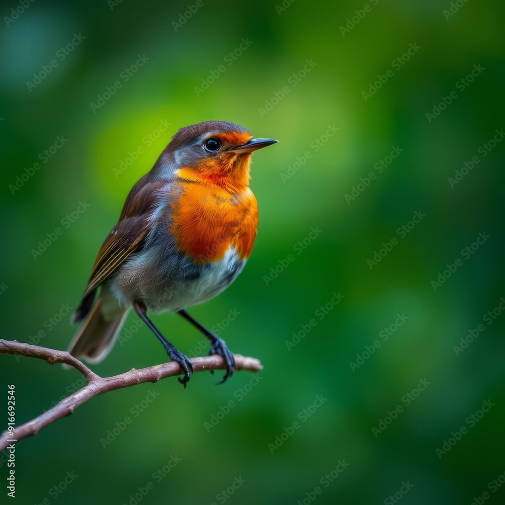 robin on a branch robin on a branch