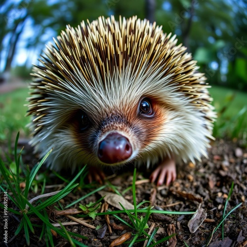 hedgehog in the grass