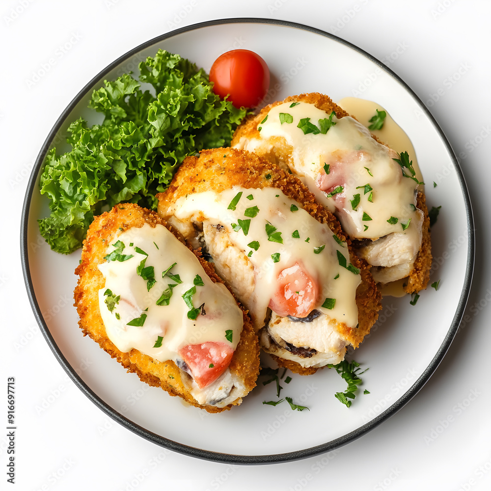 Imagine
1w
Top view Plate of Chicken Cordon Bleu Isolated on a white Background
Imagine
1w
Top view Plate of Chicken Cordon Bleu Isolated on a white Background