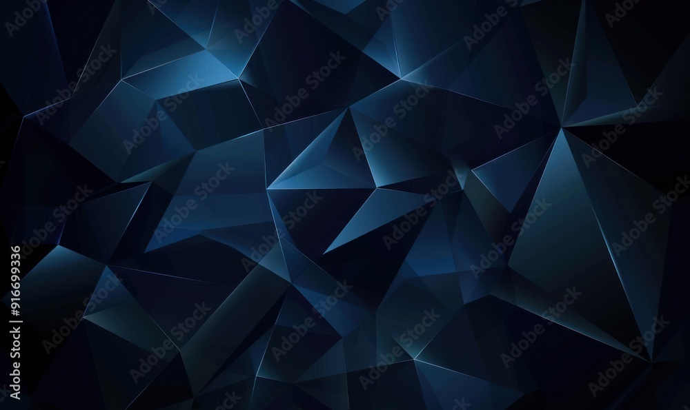Abstract Blue Geometric Background Abstract Blue Geometric Background
