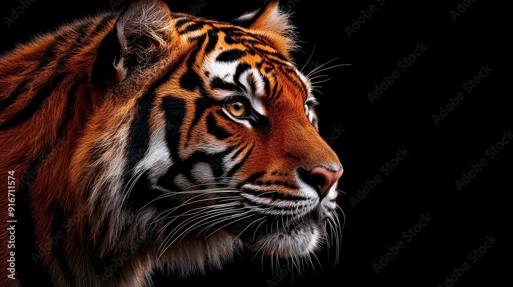 Tiger Background, Fierce And Bold Tiger Background, Fierce And Bold