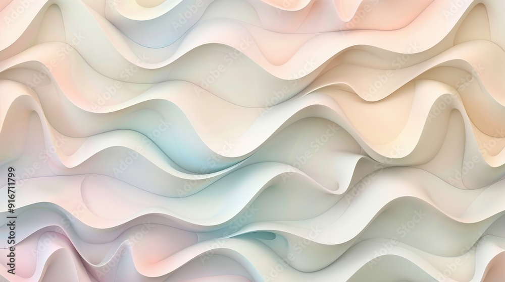 Fototapeta premium Abstract Wavy Pattern