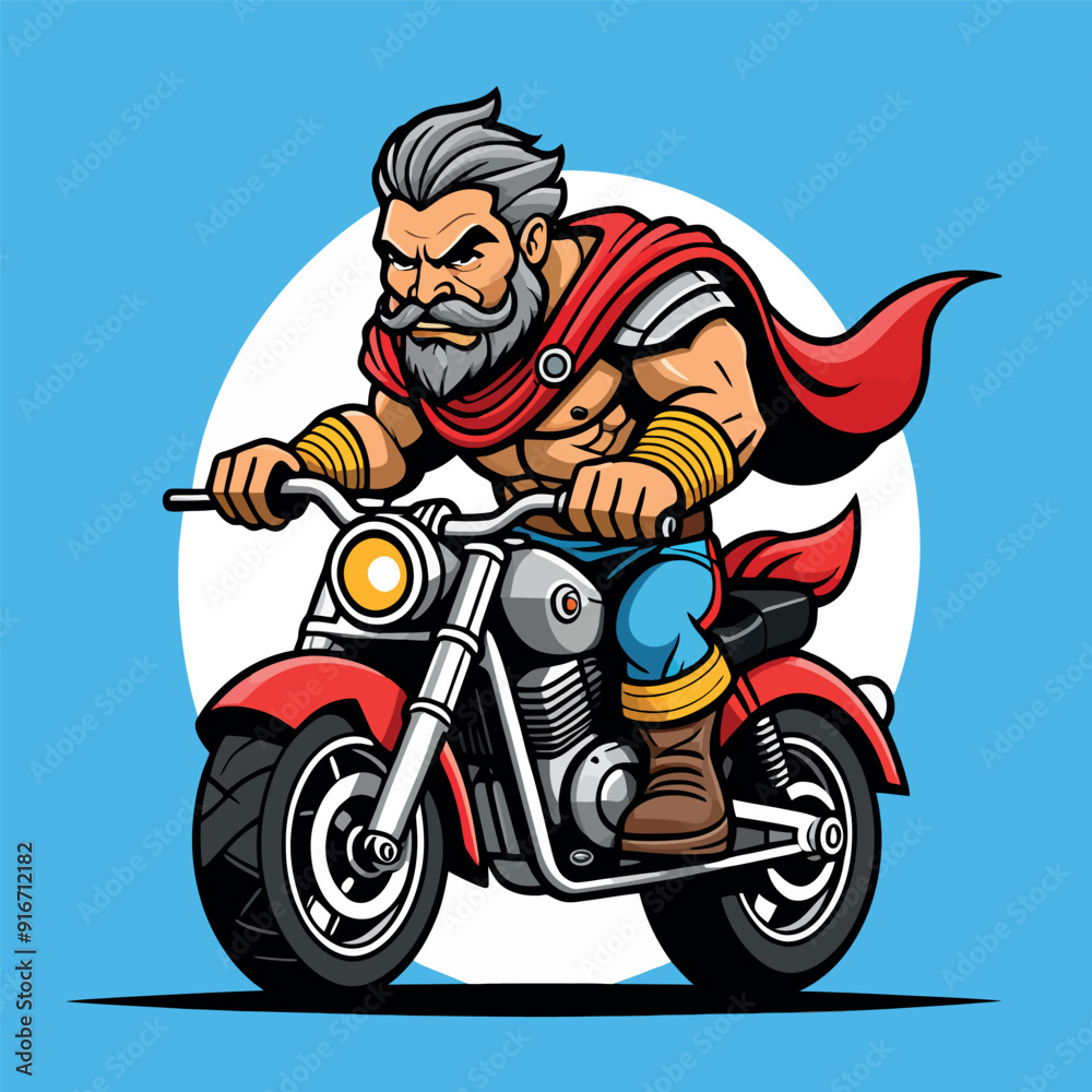 vichingo sulla moto 02
