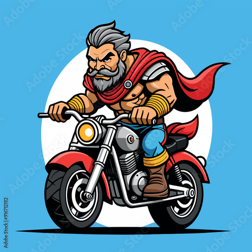 vichingo sulla moto 02
