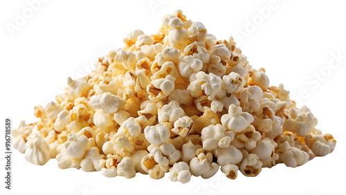 popcorn isolated on white background