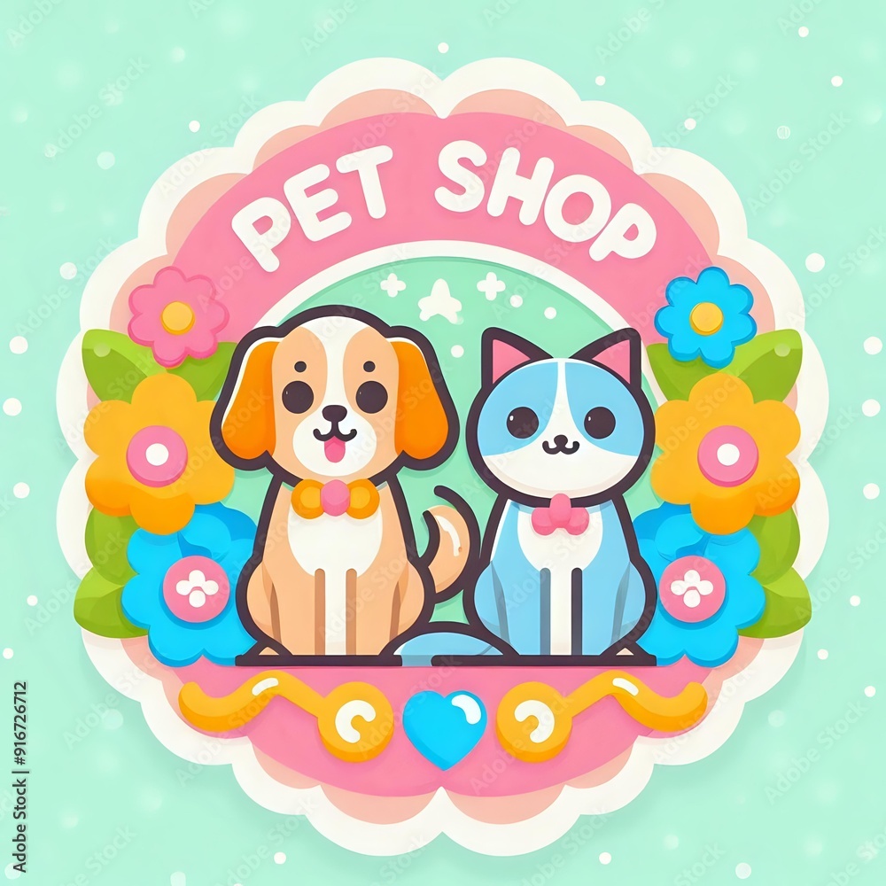 Warm Embrace: Two animal Illustration