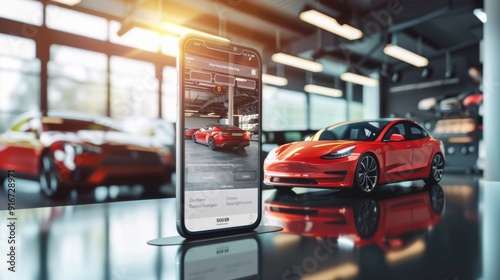 Online Car Bidding Website app interface