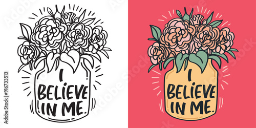 Cute trendy  hand drawn doodle lettering quote. Lettering for t-shirt design, mug print, bag print, clothes fashion. 100% hand drawn vector image.