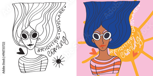 Cute trendy  hand drawn doodle lettering quote. Lettering for t-shirt design, mug print, bag print, clothes fashion. 100% hand drawn vector image.