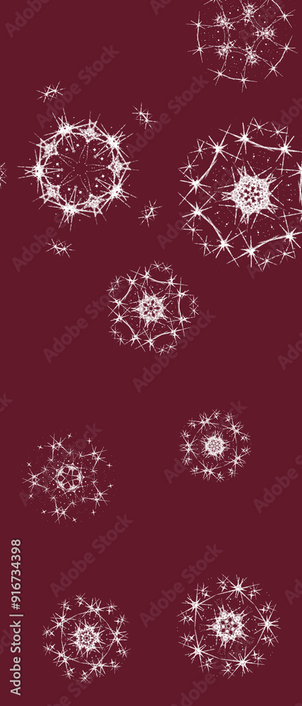 雪の結晶をイメージした抽象的な背景イラスト 雪の結晶をイメージした抽象的な背景イラスト