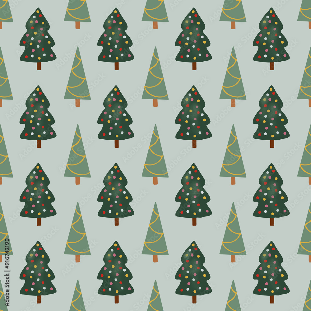 Christmas background, seamless pattern. Perfectly for wrapping paper, textile, card. Christmas background, seamless pattern. Perfectly for wrapping paper, textile, card.