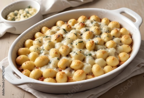 Gnocchi al Forno with gorgonzola, ai