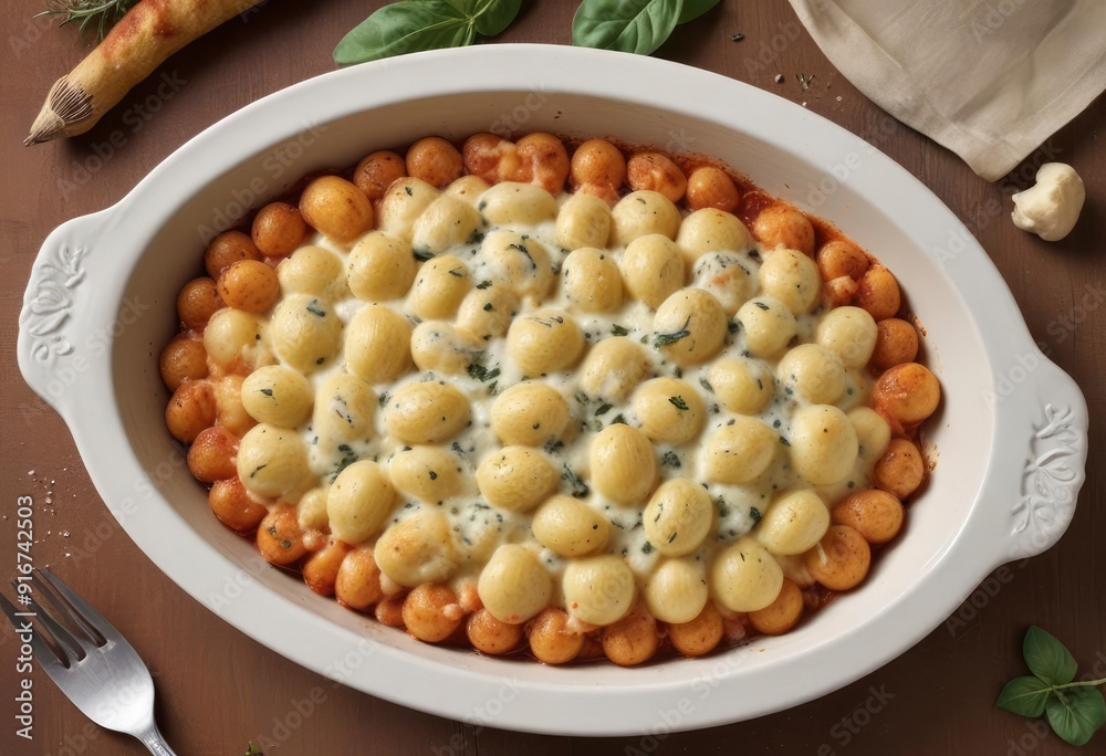 Gnocchi al Forno with gorgonzola, ai Gnocchi al Forno with gorgonzola, ai