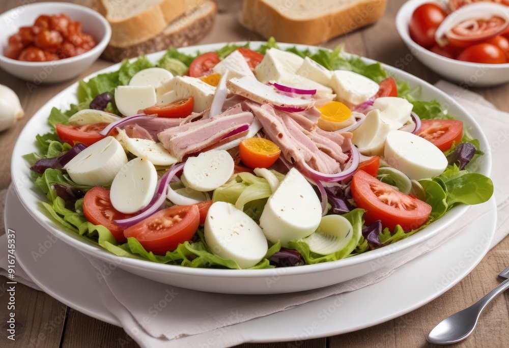 salad with feta cheese and olives, ai salad with feta cheese and olives, ai
