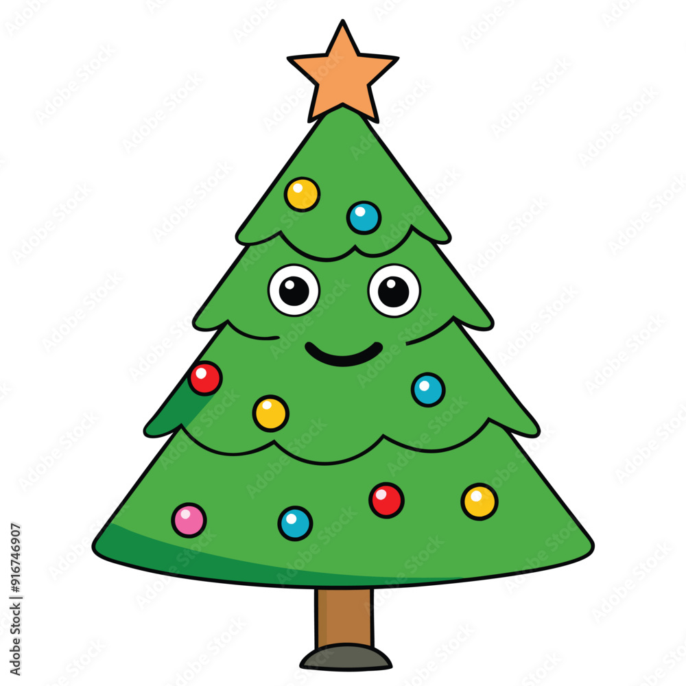 Christmas tree cartoon Christmas tree cartoon