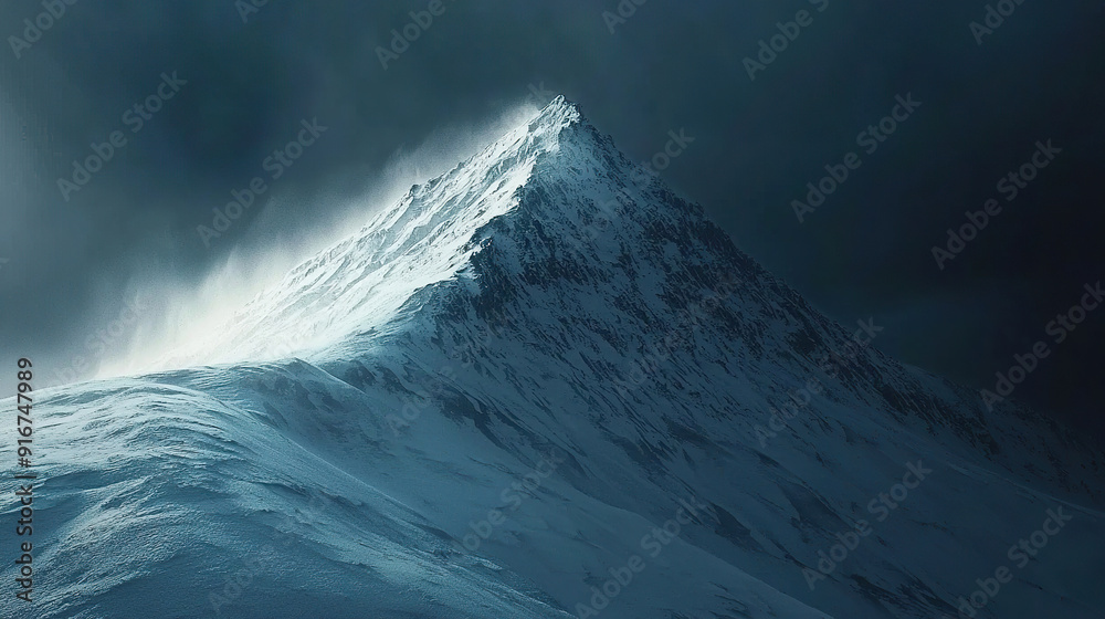 Fototapeta premium glacier in the mountains