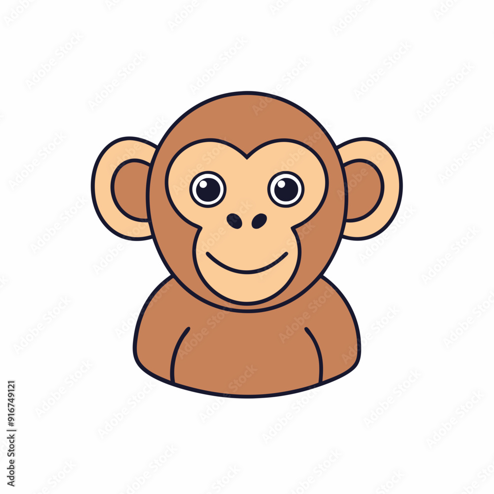 Chimpanzee art vector illustration Chimpanzee art vector illustration