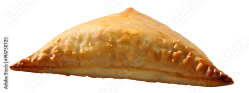 Samosa Isolated on Transparent Background - Traditional Indian Snack, South Asian Street Food