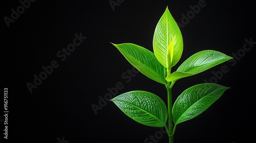 Dieffenbachia Seguine, Also Known As Dumb Cane Or Leopard Lily photo