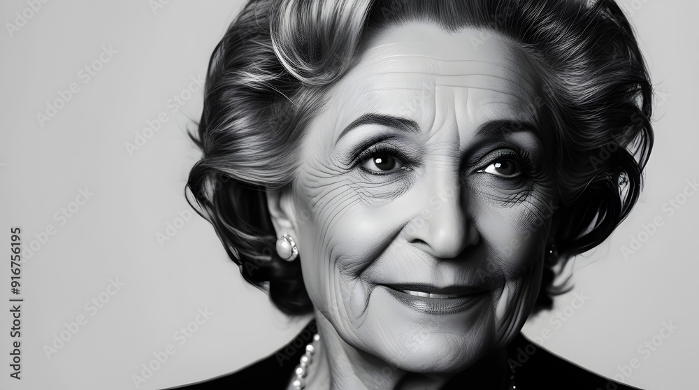 A Mature Woman Radiates Confidence And Beauty A Mature Woman Radiates Confidence And Beauty