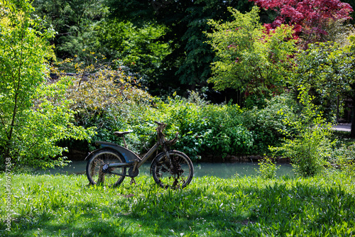 old bicycle in the park