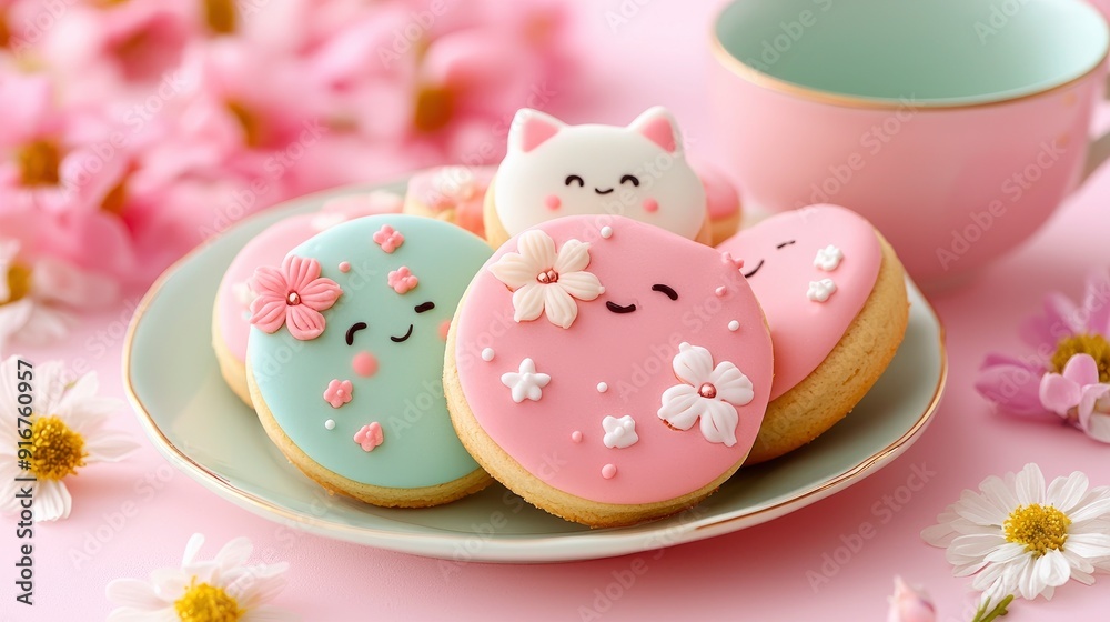 Cat Cookies, Whimsical Treats Cat Cookies, Whimsical Treats