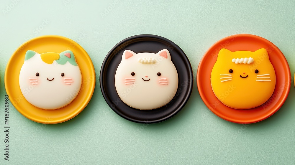 Cat Cookies, Whimsical Treats Cat Cookies, Whimsical Treats