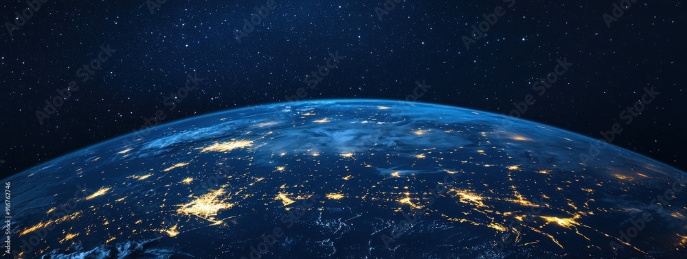 Obraz premium Earth from Space, A View of Our Planet