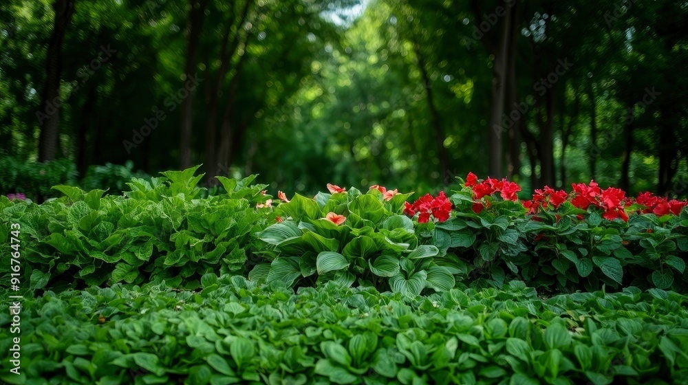 Animals And Plants In An Outdoor Garden, Vibrant Life Animals And Plants In An Outdoor Garden, Vibrant Life