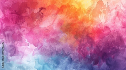 Painting Colorful. Bright Watercolor Background Texture for Artistic Designs