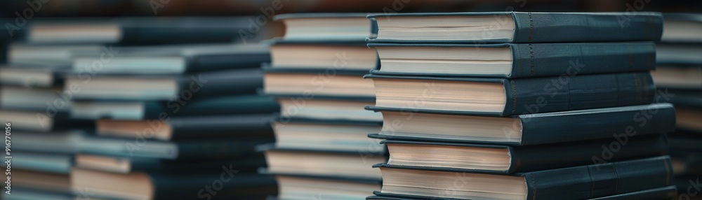 Piled books with captions on each cover, showcasing the portrayal of literary themes and the visual impact of stacked text 8K , high-resolution, ultra HD,up32K HD Piled books with captions on each cover, showcasing the portrayal of literary themes and the visual impact of stacked text 8K , high-resolution, ultra HD,up32K HD