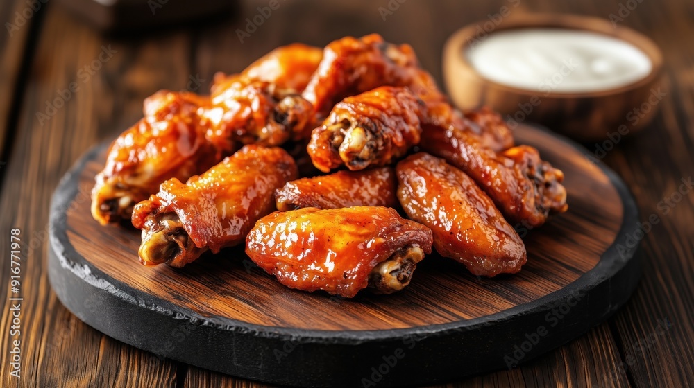 Buffalo Wings - Traditional American food Buffalo Wings - Traditional American food