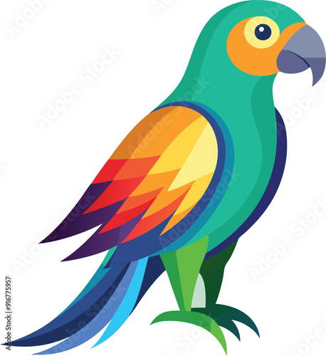 parrot on a branch