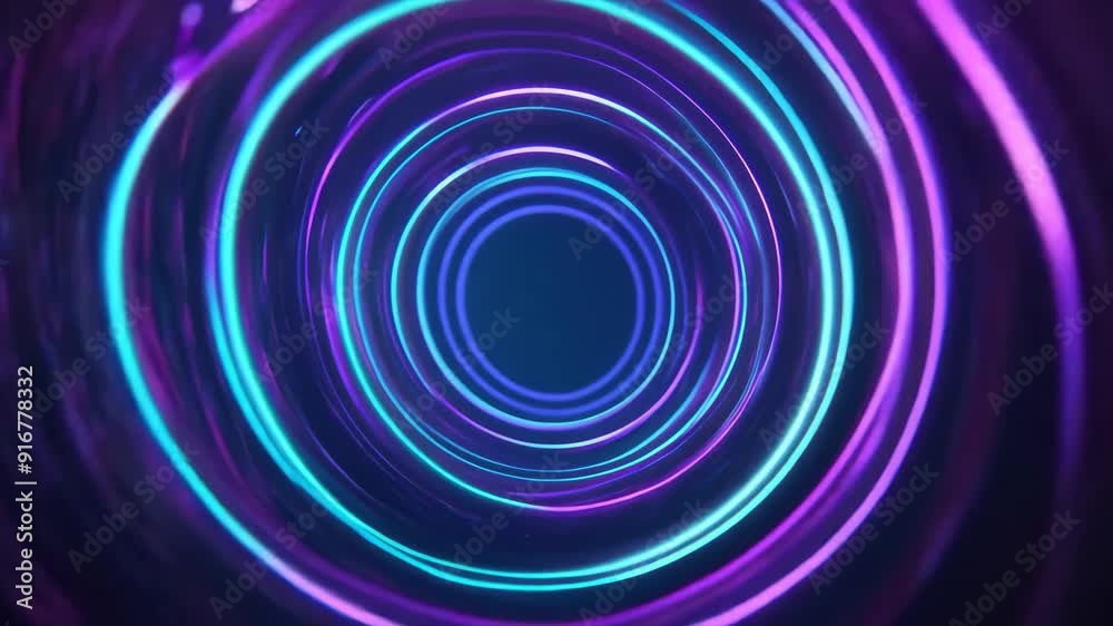 A vibrant, swirling tunnel of neon lights, creating a visually captivating depth and motion effect in purple and blue hues. A vibrant, swirling tunnel of neon lights, creating a visually captivating depth and motion effect in purple and blue hues.