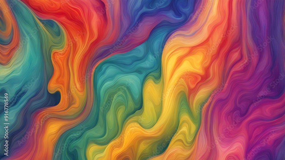 rainbow ink liquid background 