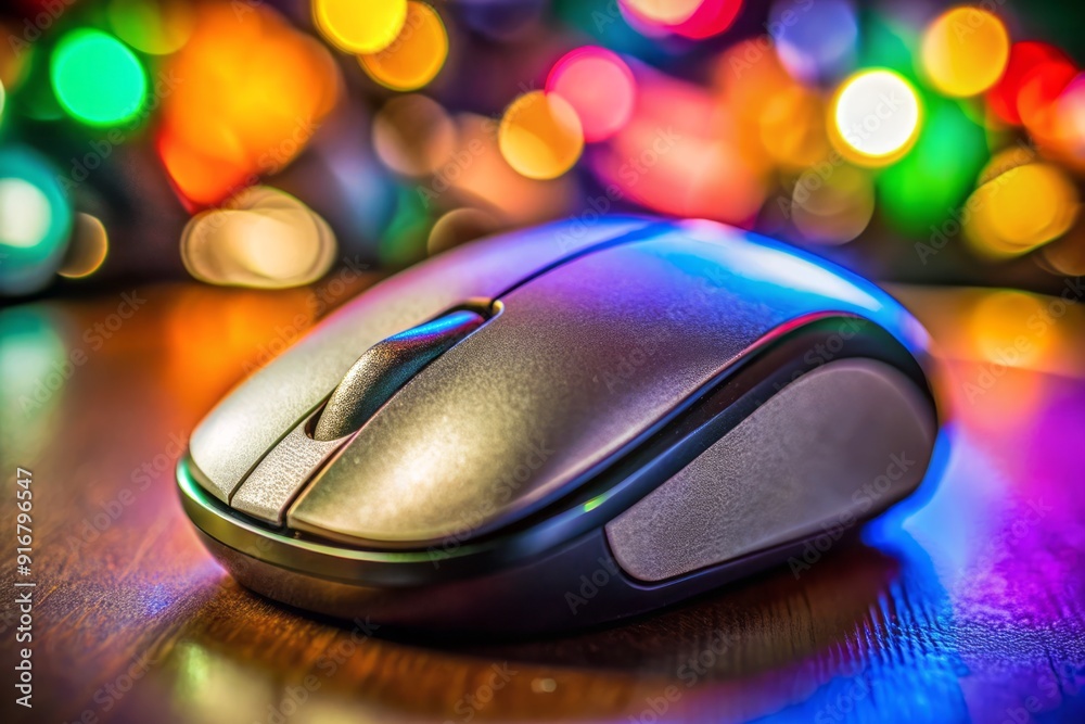 Macro shot of a computer mouse button click, capturing the perfect pixel, with a blurred background and a shallow depth of field, symbolizing precision. Macro shot of a computer mouse button click, capturing the perfect pixel, with a blurred background and a shallow depth of field, symbolizing precision.